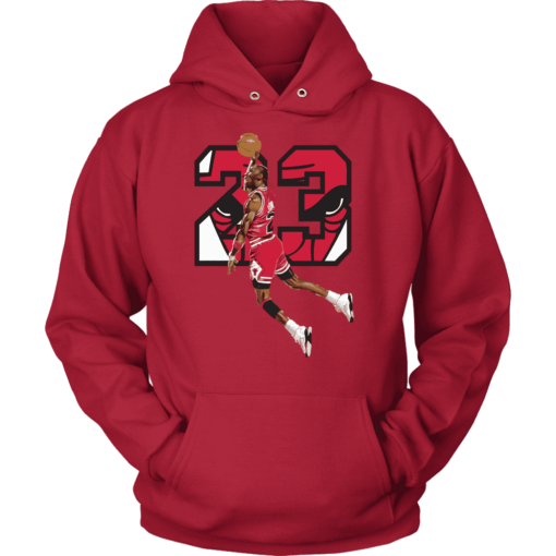 Unisex Hoodie / Red / S #23 The GOAT Hoodie