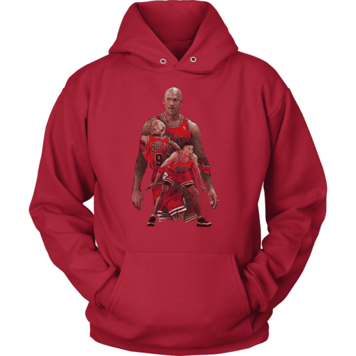 Unisex Hoodie / Red / S Chicago's Big Three Hoodie