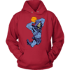 Unisex Hoodie / Red / S Dunking Skeletor Hoodie