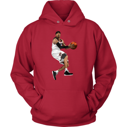 Unisex Hoodie / Red / S Retro Allen Iverson Hoodie