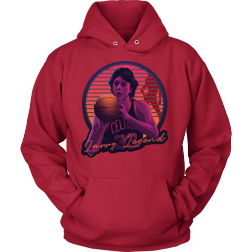 Unisex Hoodie / Red / S Retro Larry Legend Hoodie