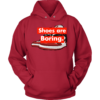 Unisex Hoodie / Red / S Shoes are Boring x Jordan 1 Supreme Style Hoodie