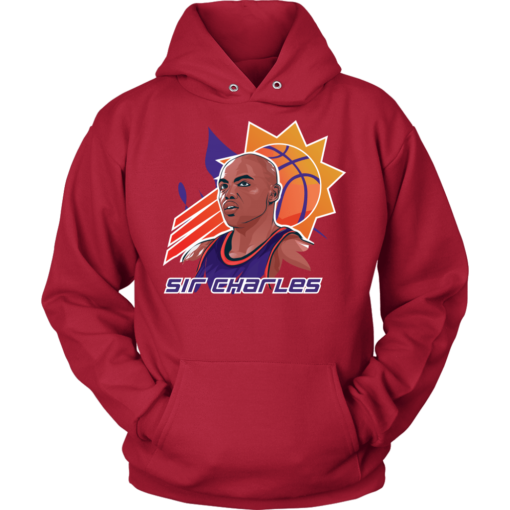 Unisex Hoodie / Red / S Sir Charles Barkley Hoodie