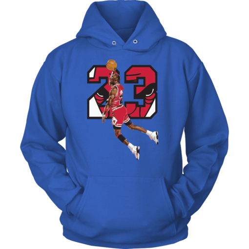 Unisex Hoodie / Royal Blue / S #23 The GOAT Hoodie