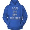 Unisex Hoodie / Royal Blue / S Blue Camo Ice in my Veins Hoodies