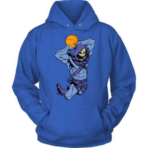 Unisex Hoodie / Royal Blue / S Dunking Skeletor Hoodie