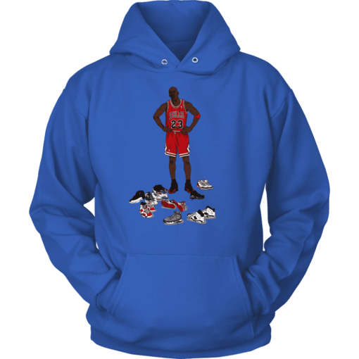 Unisex Hoodie / Royal Blue / S Jordans Shoe Hoodie