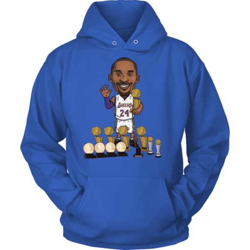 Unisex Hoodie / Royal Blue / S Kobe  Achievements Hoodie