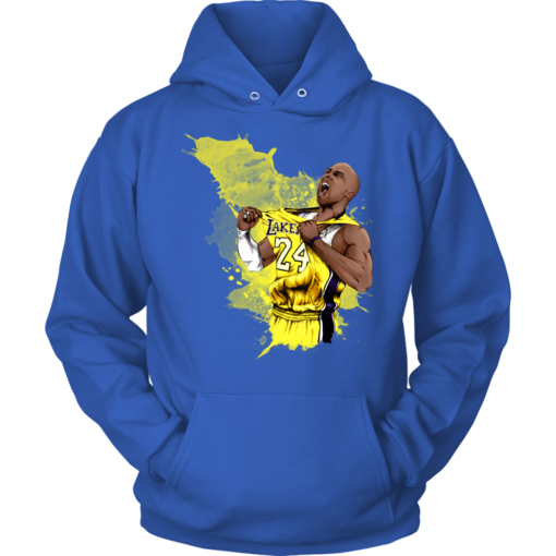 Unisex Hoodie / Royal Blue / S Kobe Watercolor Hoodie