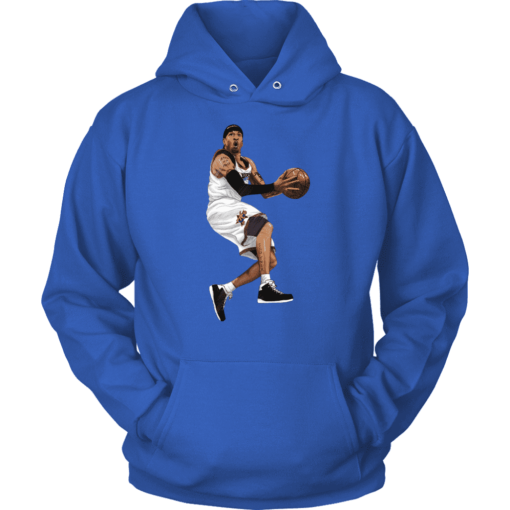 Unisex Hoodie / Royal Blue / S Retro Allen Iverson Hoodie