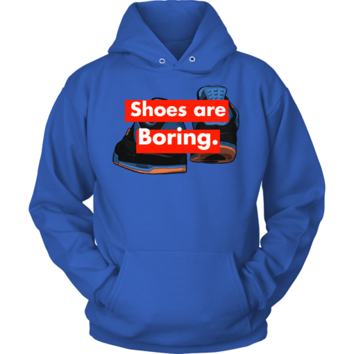 Unisex Hoodie / Royal Blue / S Shoes are Boring x Retro Cavs 4 Hoodie