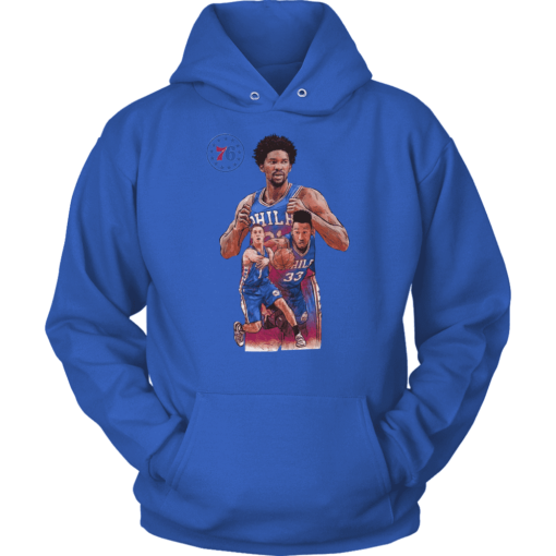 Unisex Hoodie / Royal Blue / S The 76ers Squad Hoodie